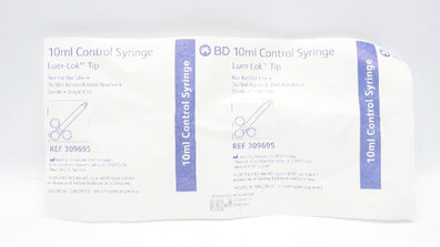 BD 309695 Luer-Lok Tip Control Syringe 10mL (x)